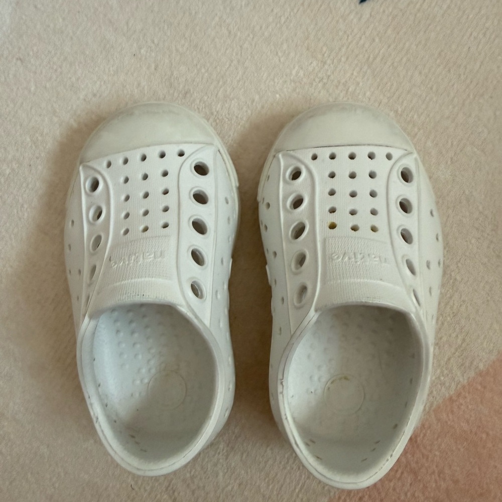 Native White Slip-On Shoes